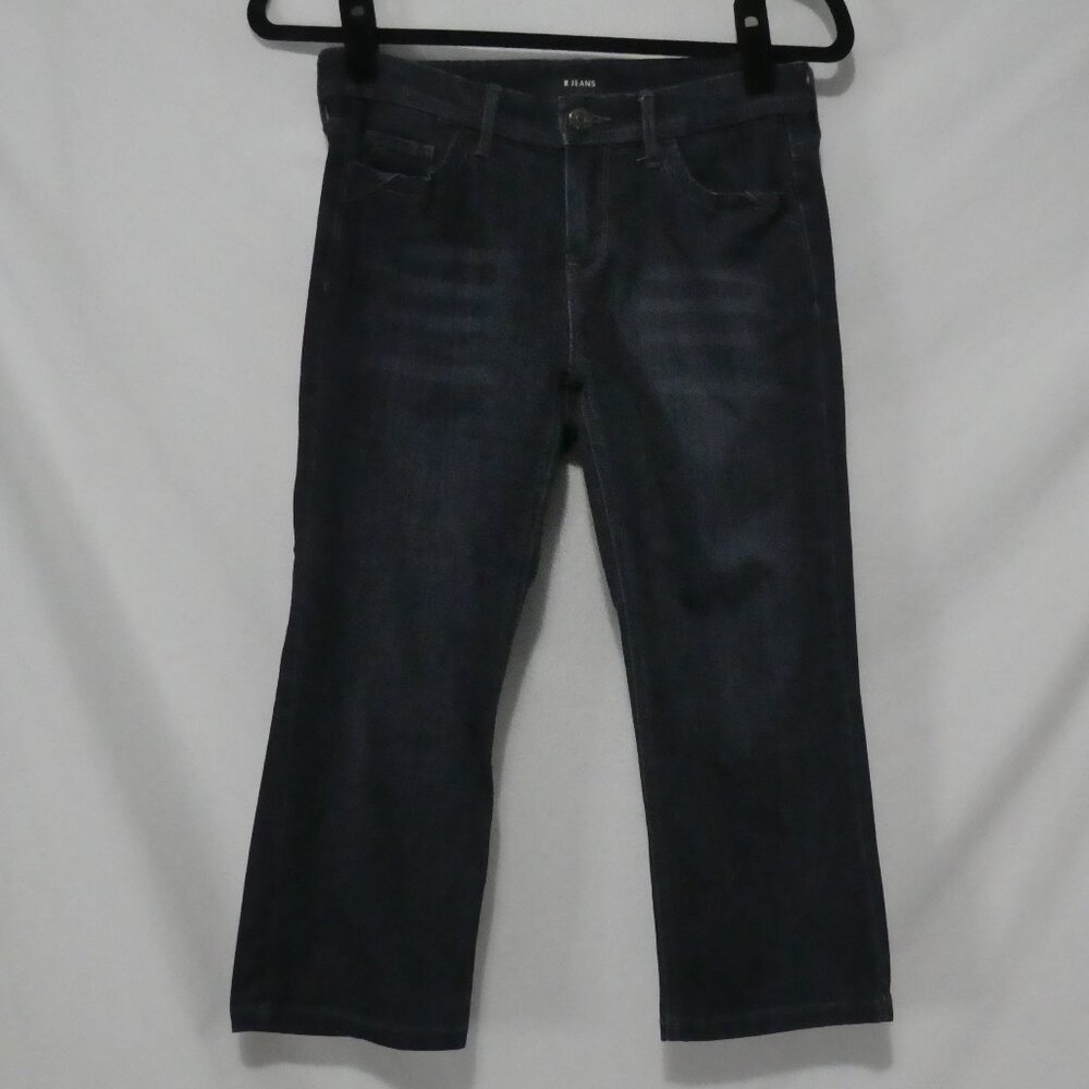R JEANS Petites | size 26P | Classic Dark Wash Straight Leg Jeans
